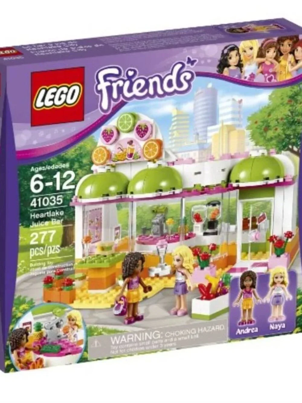 LEGO FRIENDS: Heartlake Juice Bar (41035) - all pieces; missing one minifigure